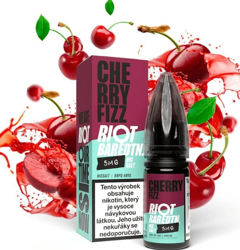 Riot Baredtn Nic Salt Cherry Fizz 10ml 20mg E-liquid