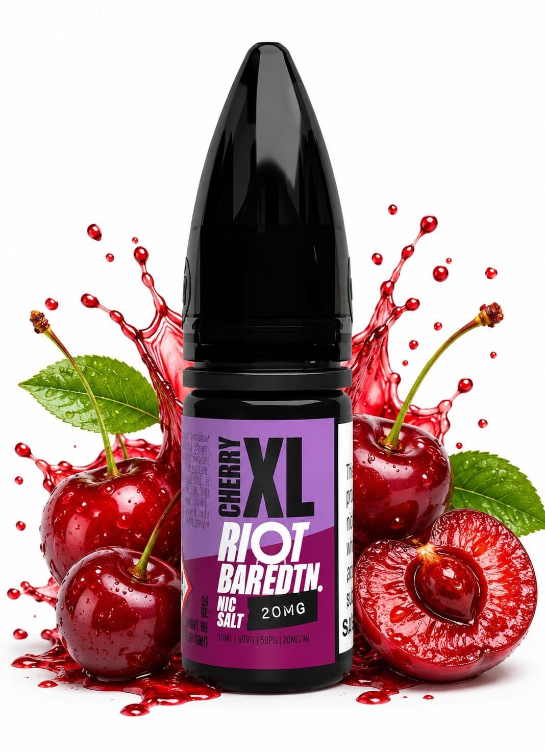 Riot Baredtn Nic Salt Cherry XL 10ml 20mg E-liquid