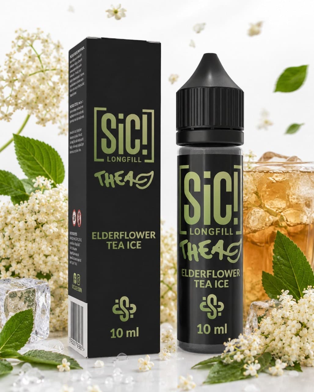 Sic! Elderflower Tea Ice 3mg 60ml 60/40 E liquid