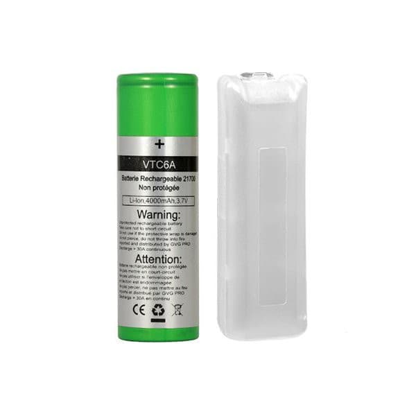 VTC6A 21700 4000mAh 30A battery for e-cigarettes