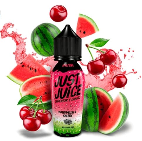 Just Juice Iconic Fruit Watermelon & Cherry 50ml Vape E Liquid